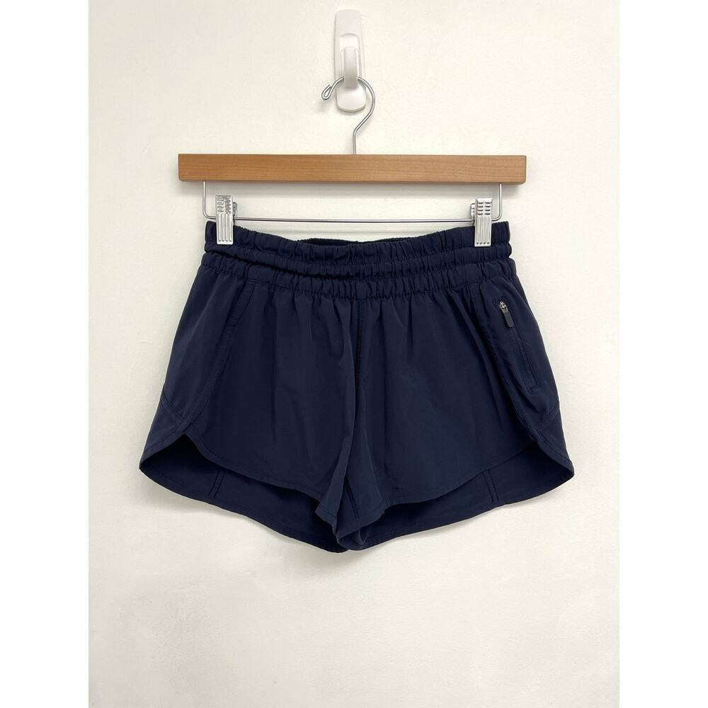 Lululemon Tracker Running Short V 4"
Lined Lightweight Pockets Navy Size 6 - Picture 3 of 10